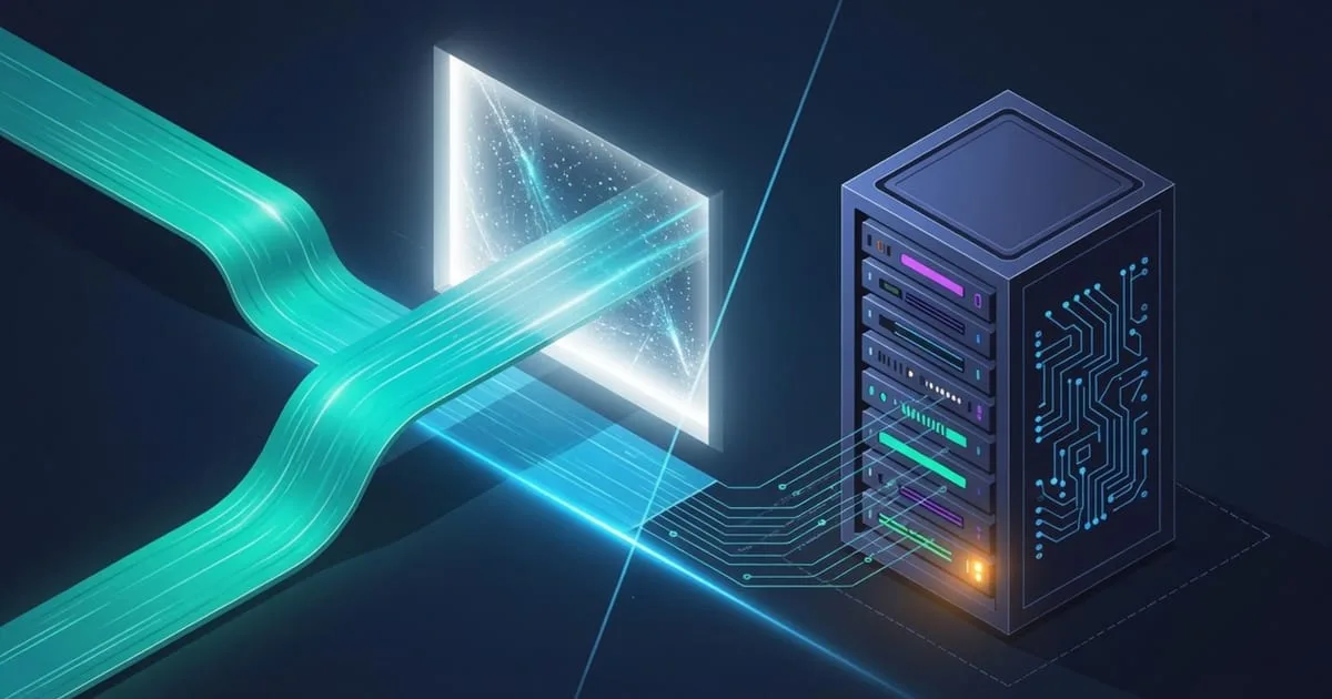 Chart: a server metric crossing a threshold, with a duration window that must elapse before the alert fires
